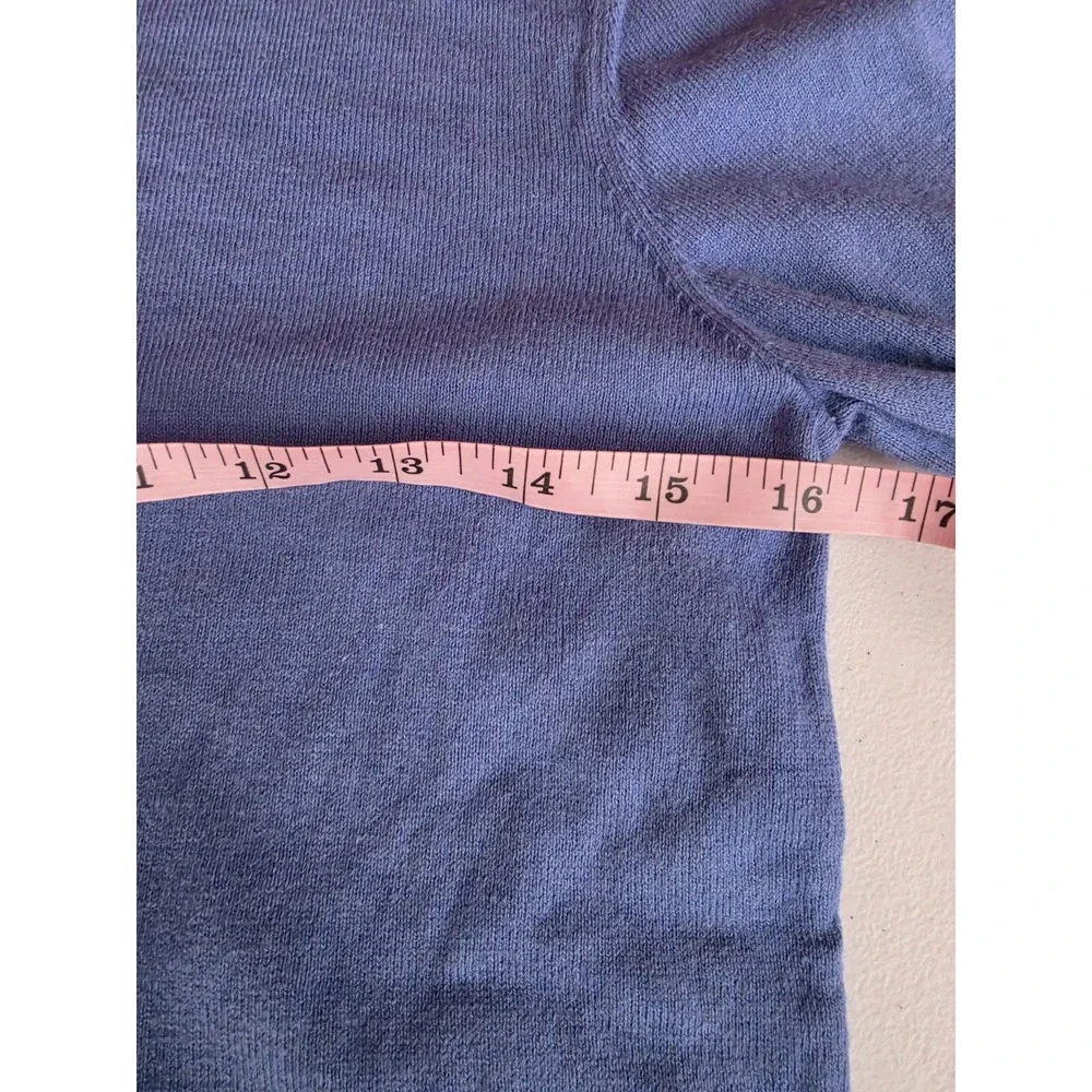 NWOT MK Michael Kors Blue Bell Sleeve Sweater S Small Hippie Boho